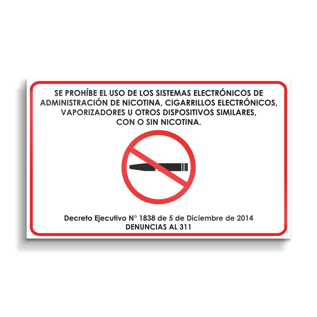 Señalización Prohibido Fumar 18.5 x 24 cm América Nair – Papelería del  Ahorro