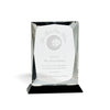 Trofeo de Vidrio Crystal Rectangle