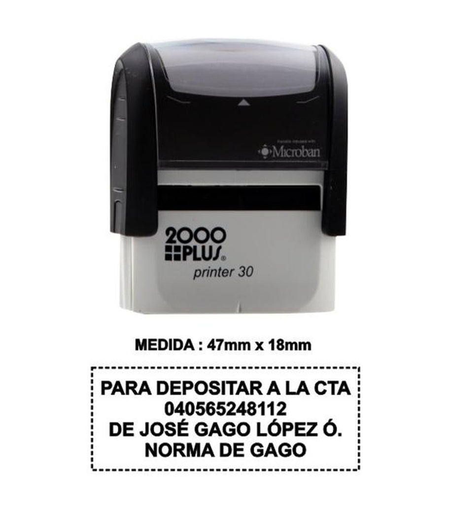 Sellos Printer Rectangulares – Stamps