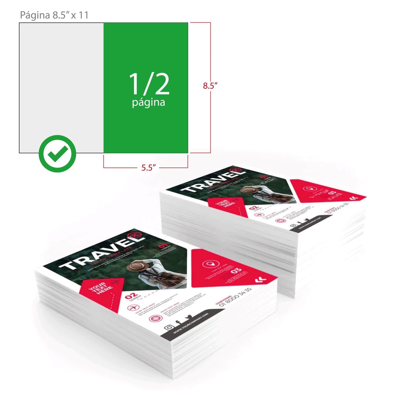 Brochures una pagina (8.5